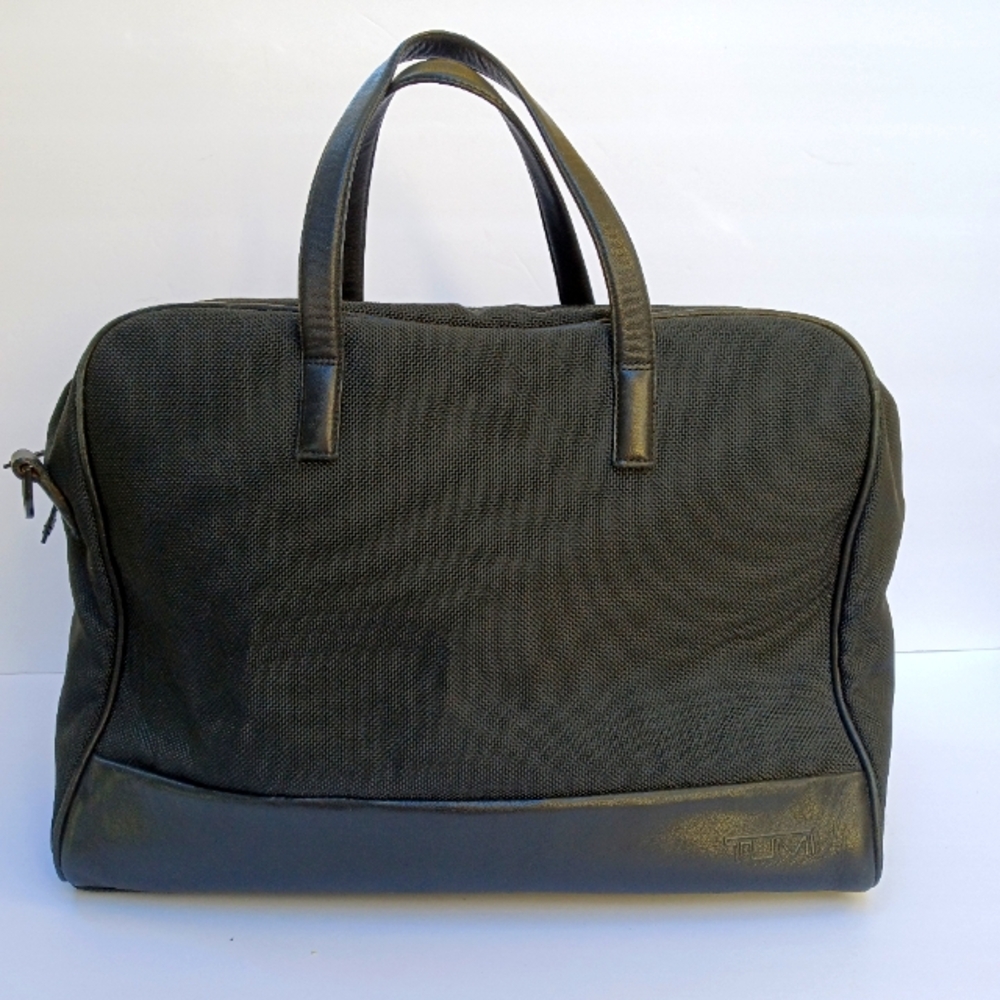 TUMI Alpha Black Travel Bag w/ Crossbody Strap